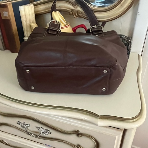 VINTAGE | Coach Soho Pleated Leather Shoulder Bag!! - Picture 9 of 14